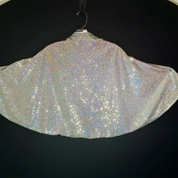 Great Pretenders Reversible Cape Halloween Costume Dress Up Sz 4-6Y Pink Sequin - Picture 6 of 12